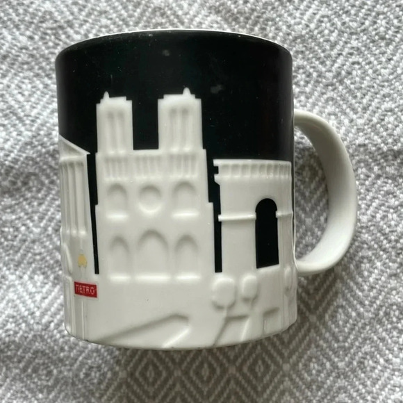 Starbucks  PARIS Relief Mug - Picture 1 of 9